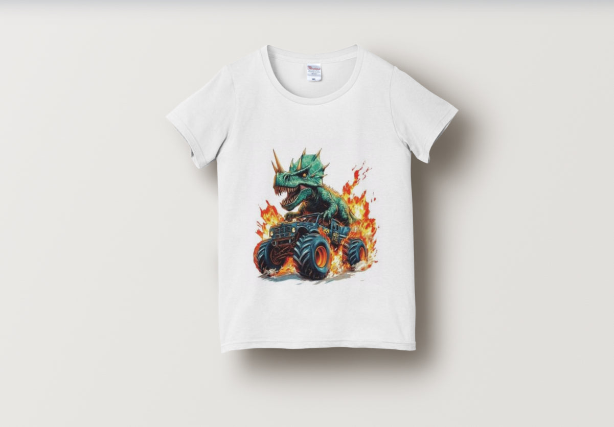 Monster dinosaur T-shirt.