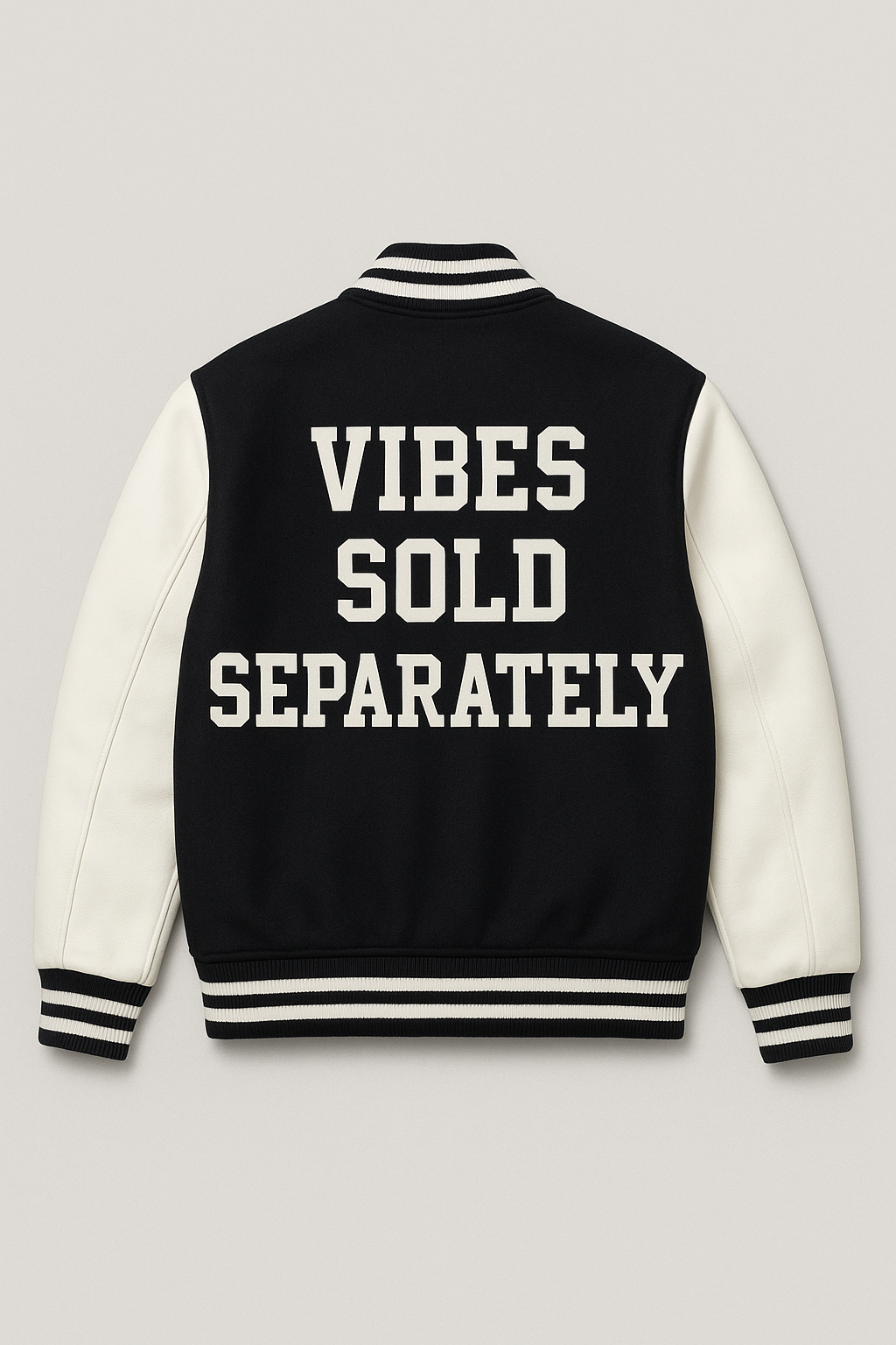 Vibes Sold Separately varsity jacket